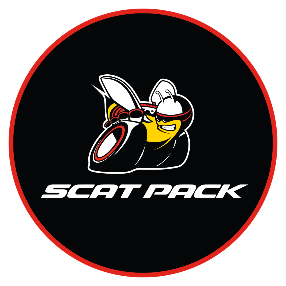 Sticker - Dodge Scat Pack - Round - Speedlogix
