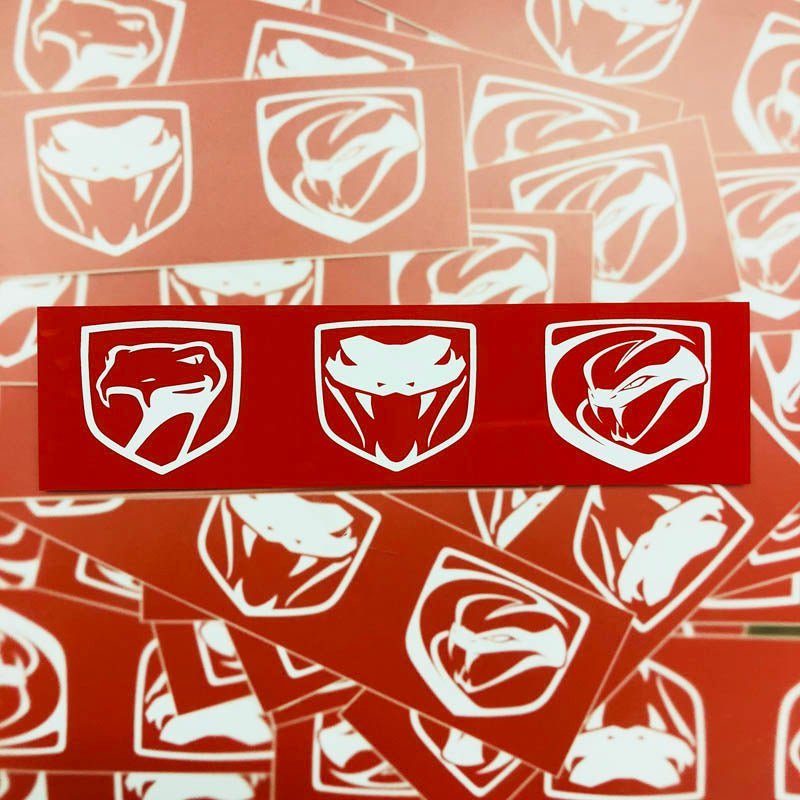 Sticker - Dodge Viper Badge Trio - Speedlogix