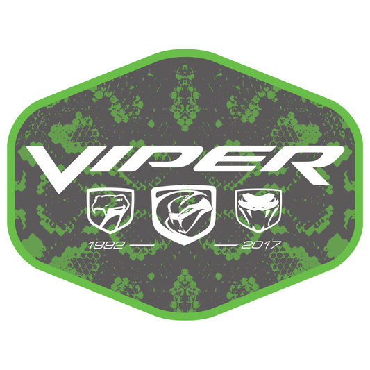 Sticker - Dodge Viper Snakeskin Hex - Speedlogix