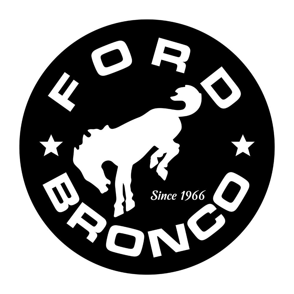 Sticker - Ford Bronco Stars - Round - Speedlogix