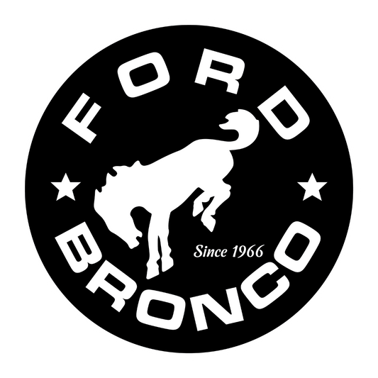 Sticker - Ford Bronco Stars - Round - Speedlogix