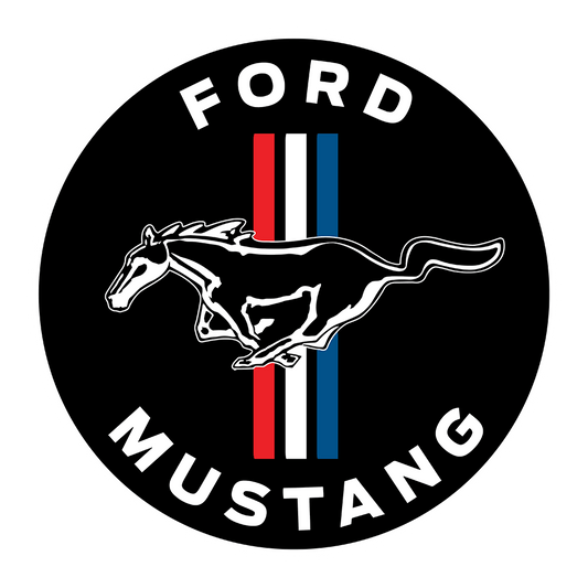 Sticker - Ford Mustang - Round - Speedlogix