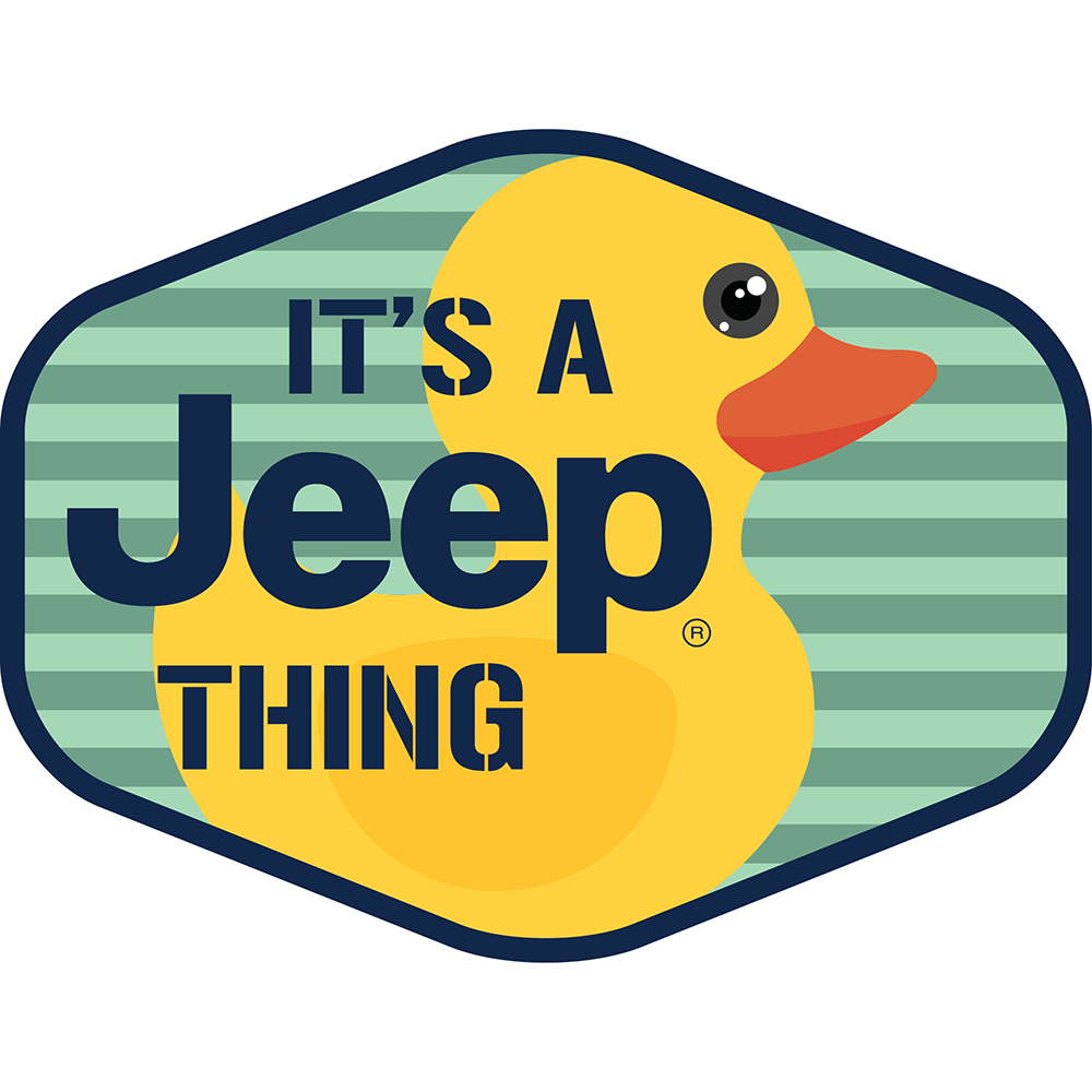 Sticker - Jeep® Duck Hex - It's a Jeep Thing - Stripes - Speedlogix