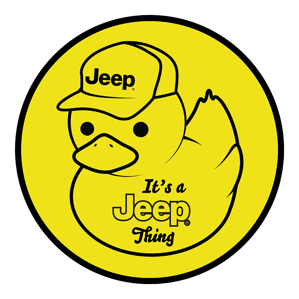 Sticker - Jeep® Duck - Round - Speedlogix