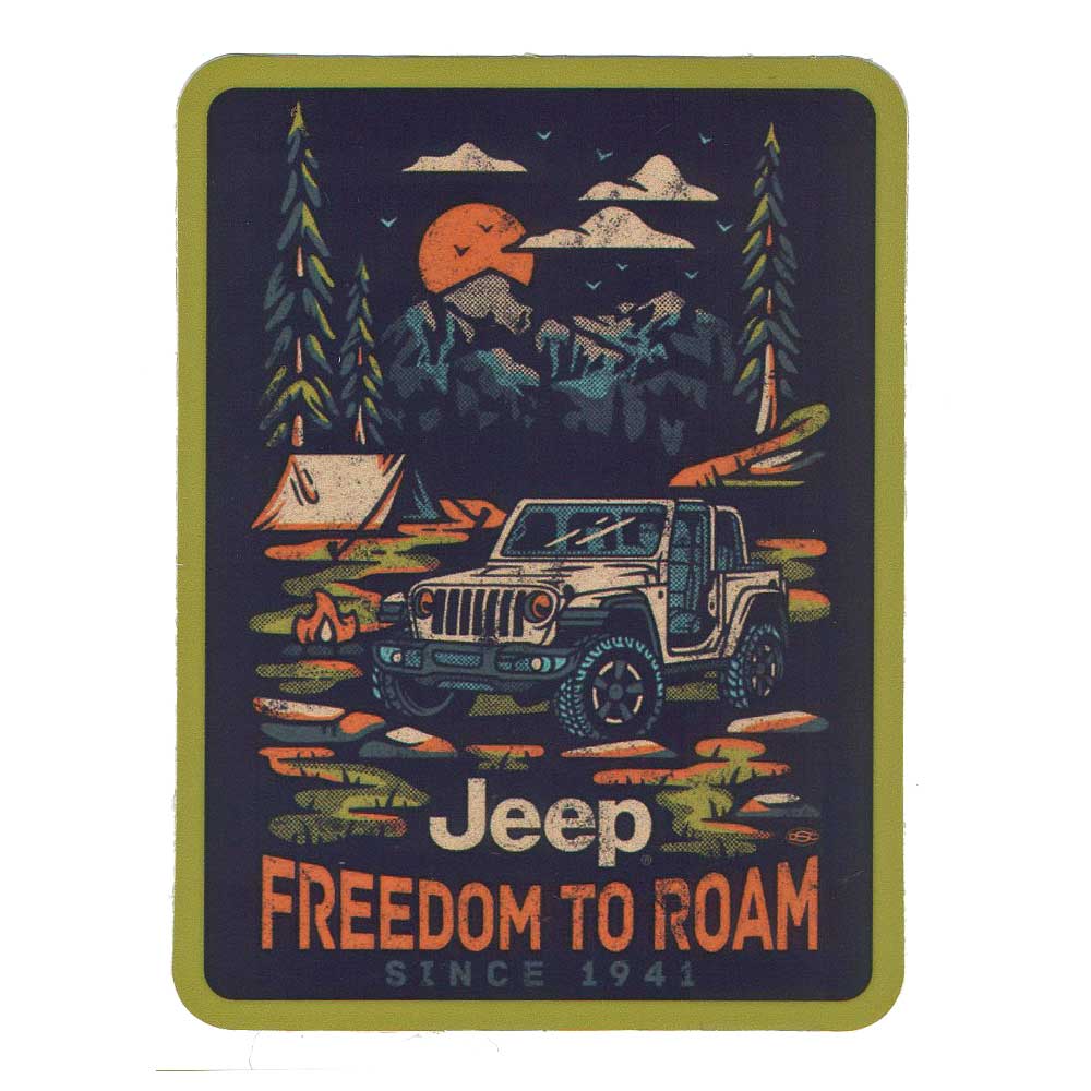 Sticker - Jeep® Freedom To Roam - Speedlogix
