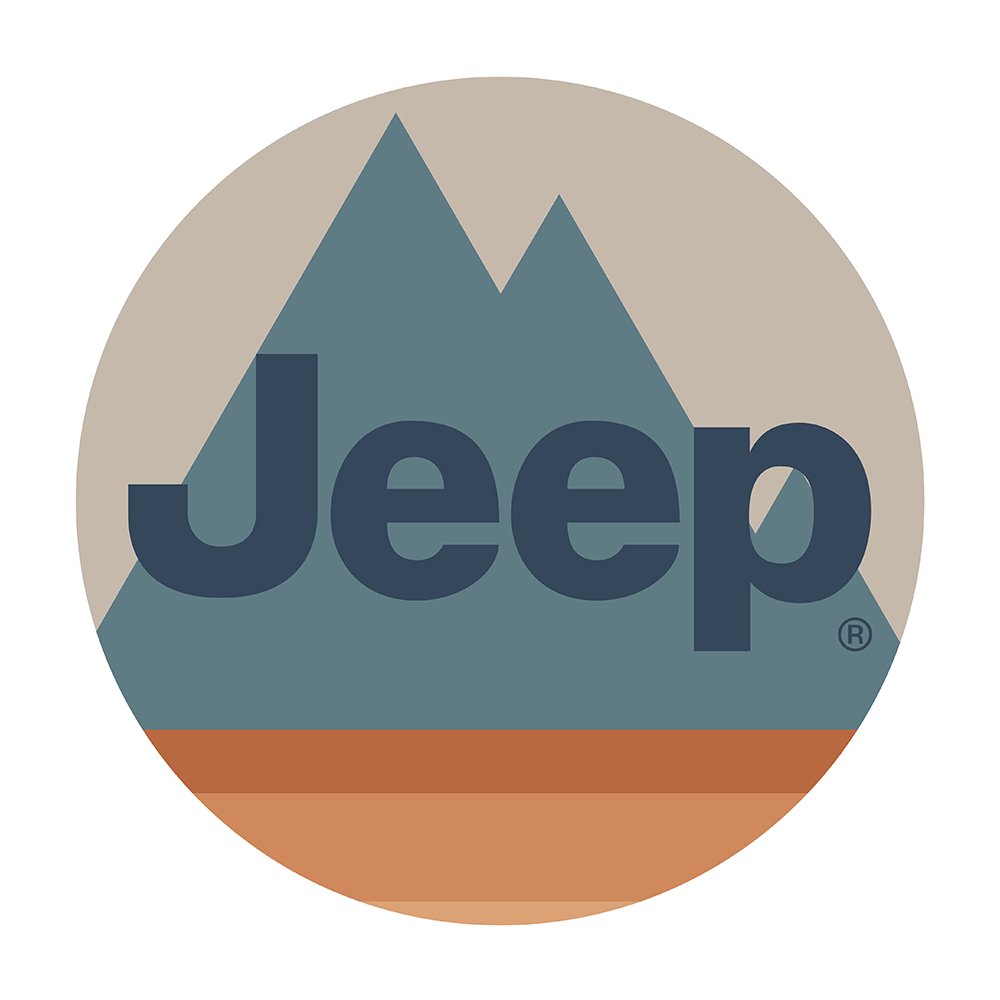Sticker - Jeep® Mountain - Round - Speedlogix
