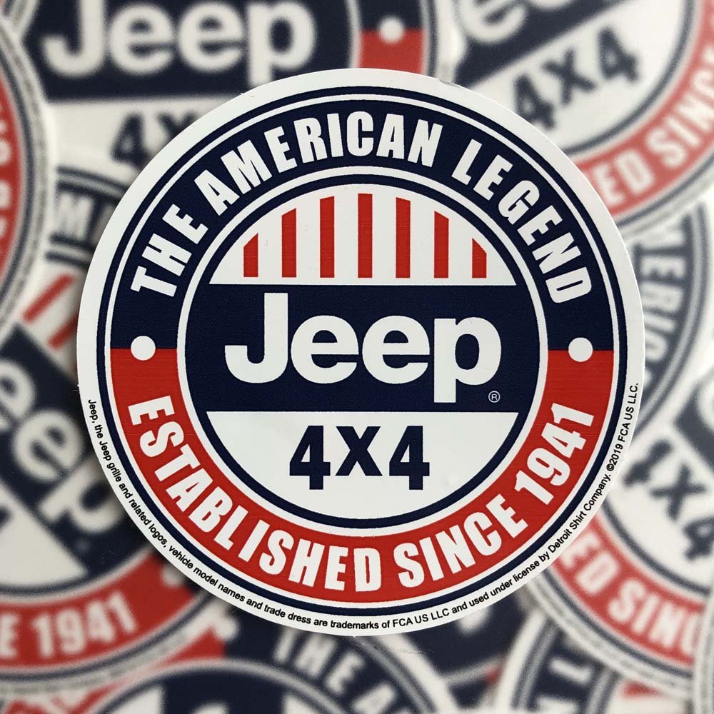 Sticker - Jeep® The American Legend - Speedlogix