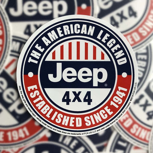 Sticker - Jeep® The American Legend - Speedlogix