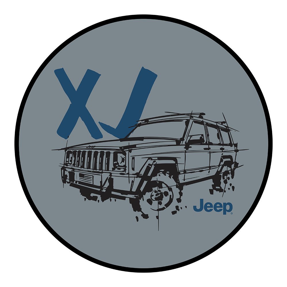 Sticker - Jeep® XJ - Round - Speedlogix