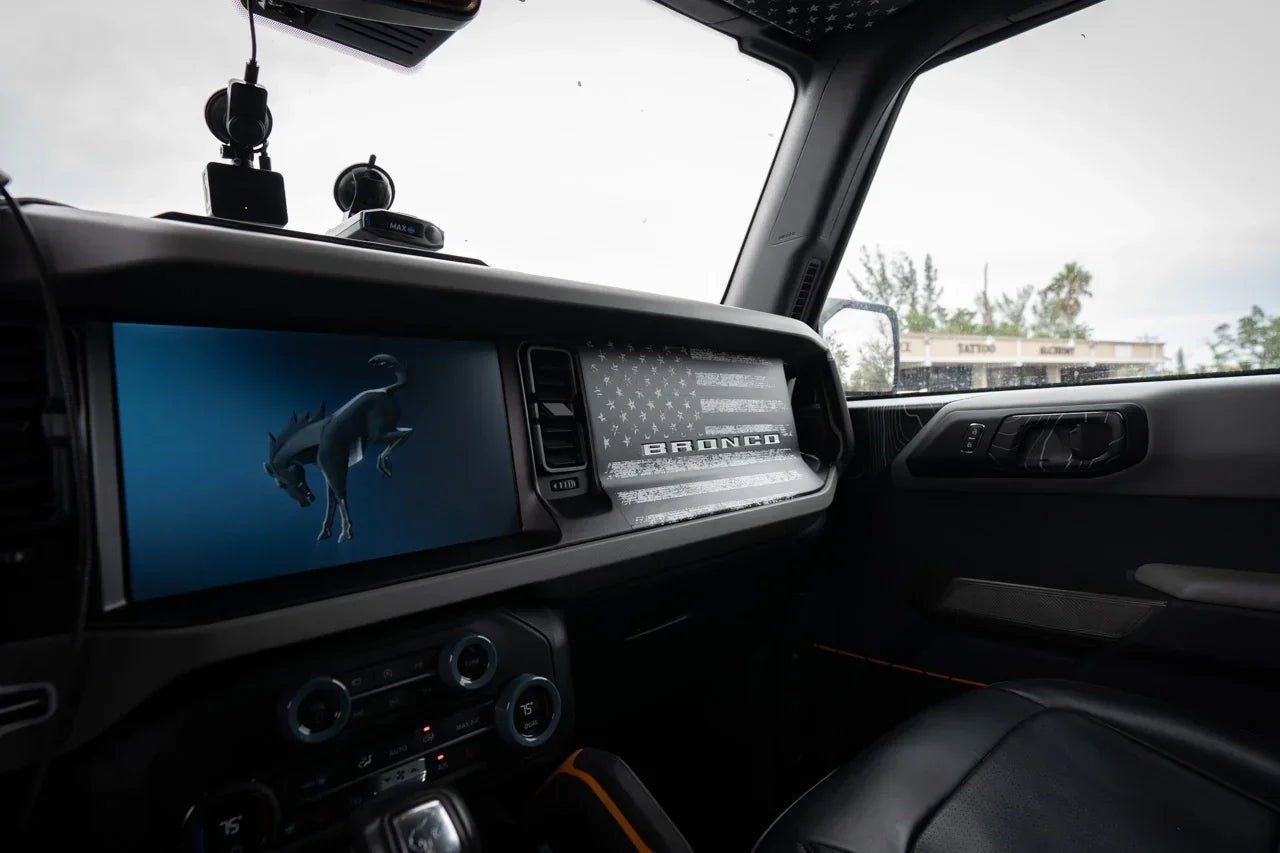 StickerFab 8" / 12" Sync 4 Matte Screen Protector Kit - 2021+ Bronco - Speedlogix