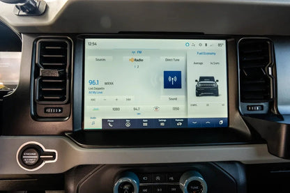 StickerFab 8" / 12" Sync 4 Matte Screen Protector Kit - 2021+ Bronco - Speedlogix