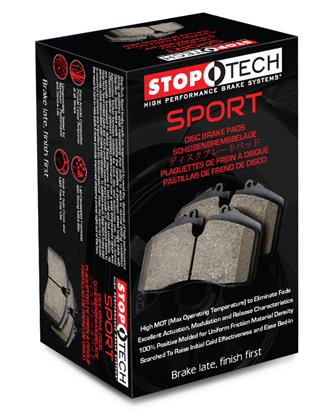 StopTech Front Street Performance Brake Pads 2008 - 2023 Challenger/Charger 4 - piston - Speedlogix