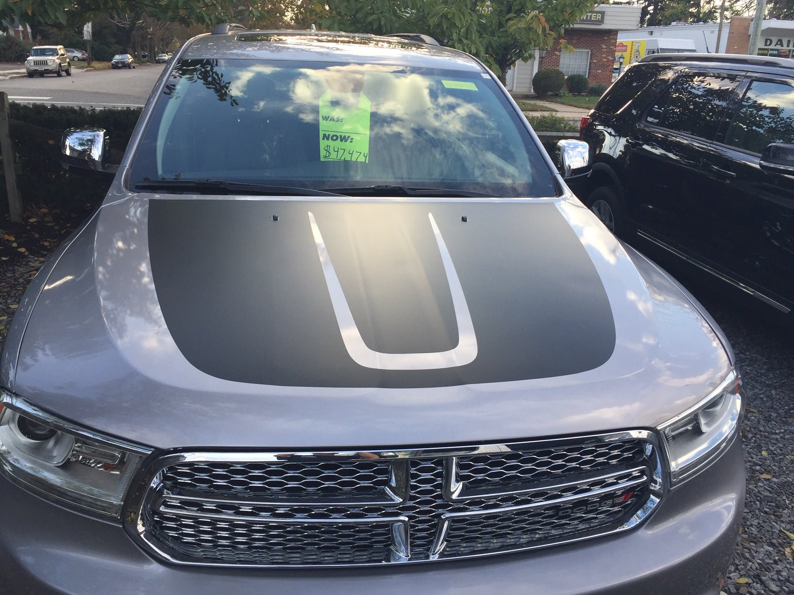 Stripe Hood Decal for 2021 - 2024 Dodge Durango - Speedlogix