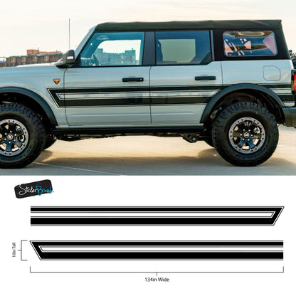 Stripes Graphic Decal for Ford Bronco. 7029 - Speedlogix
