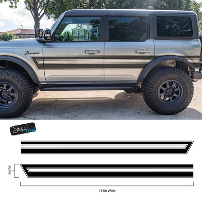 Stripes Graphic Decal for Ford Bronco. 7029 - Speedlogix