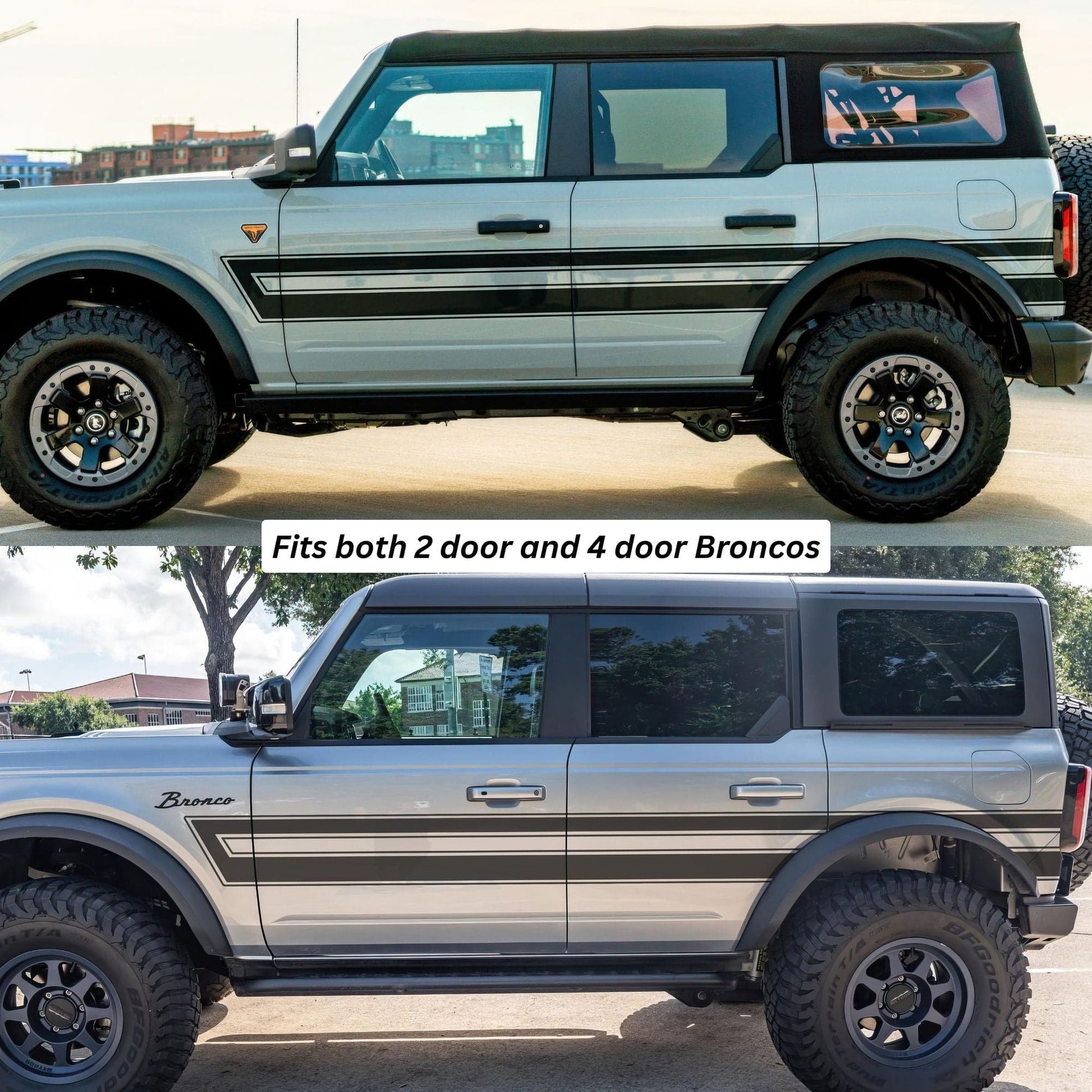 Stripes Graphic Decal for Ford Bronco. 7029 - Speedlogix
