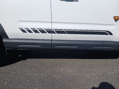 Strobe Side Stripe Decals for 2021 - 2025 Ford Bronco Sport (x4) - Speedlogix