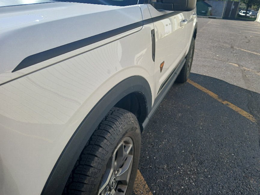 Strobe Side Stripe Decals for 2021 - 2025 Ford Bronco Sport (x4) - Speedlogix