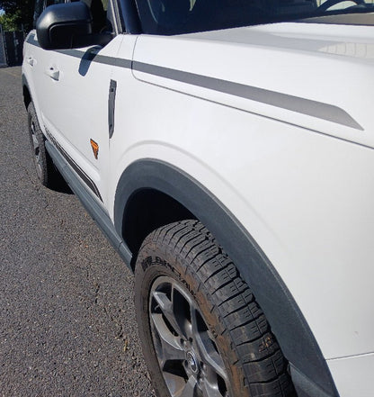 Strobe Side Stripe Decals for 2021 - 2025 Ford Bronco Sport (x4) - Speedlogix