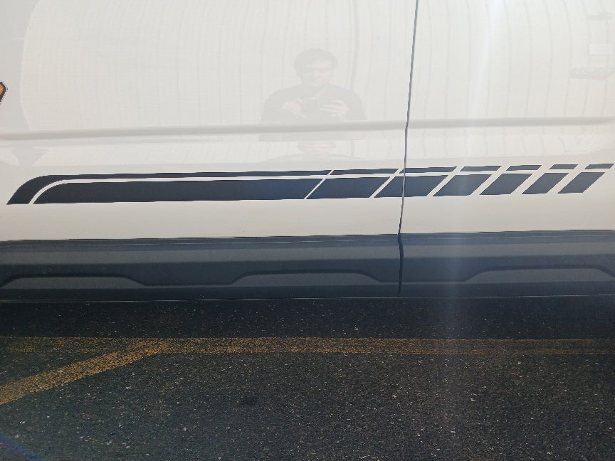 Strobe Side Stripe Decals for 2021 - 2025 Ford Bronco Sport (x4) - Speedlogix