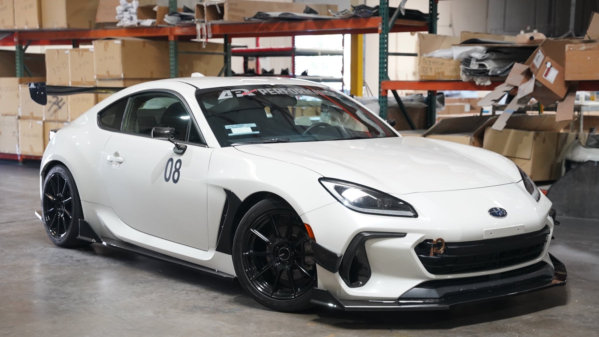 Subaru BRZ Carbon Fiber Front Bumper Canard Set 2022 - 2024 - Speedlogix