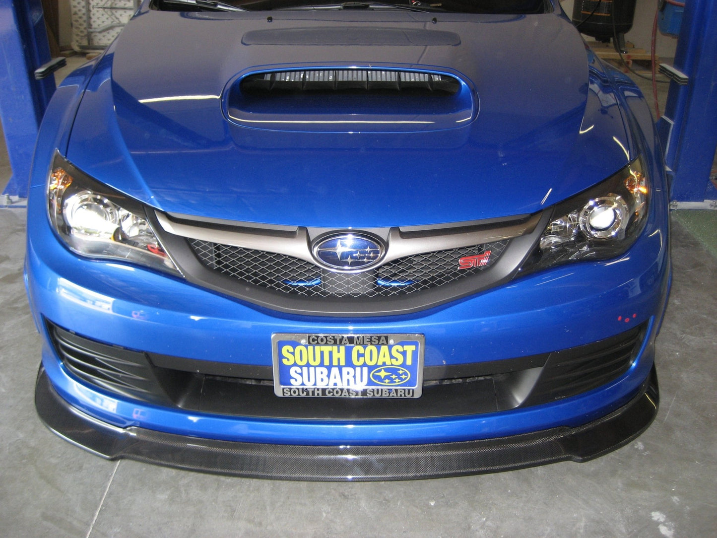 Subaru Impreza STI Hatchback Carbon Fiber Front Airdam/ Lip 2008 - 2010 - Speedlogix