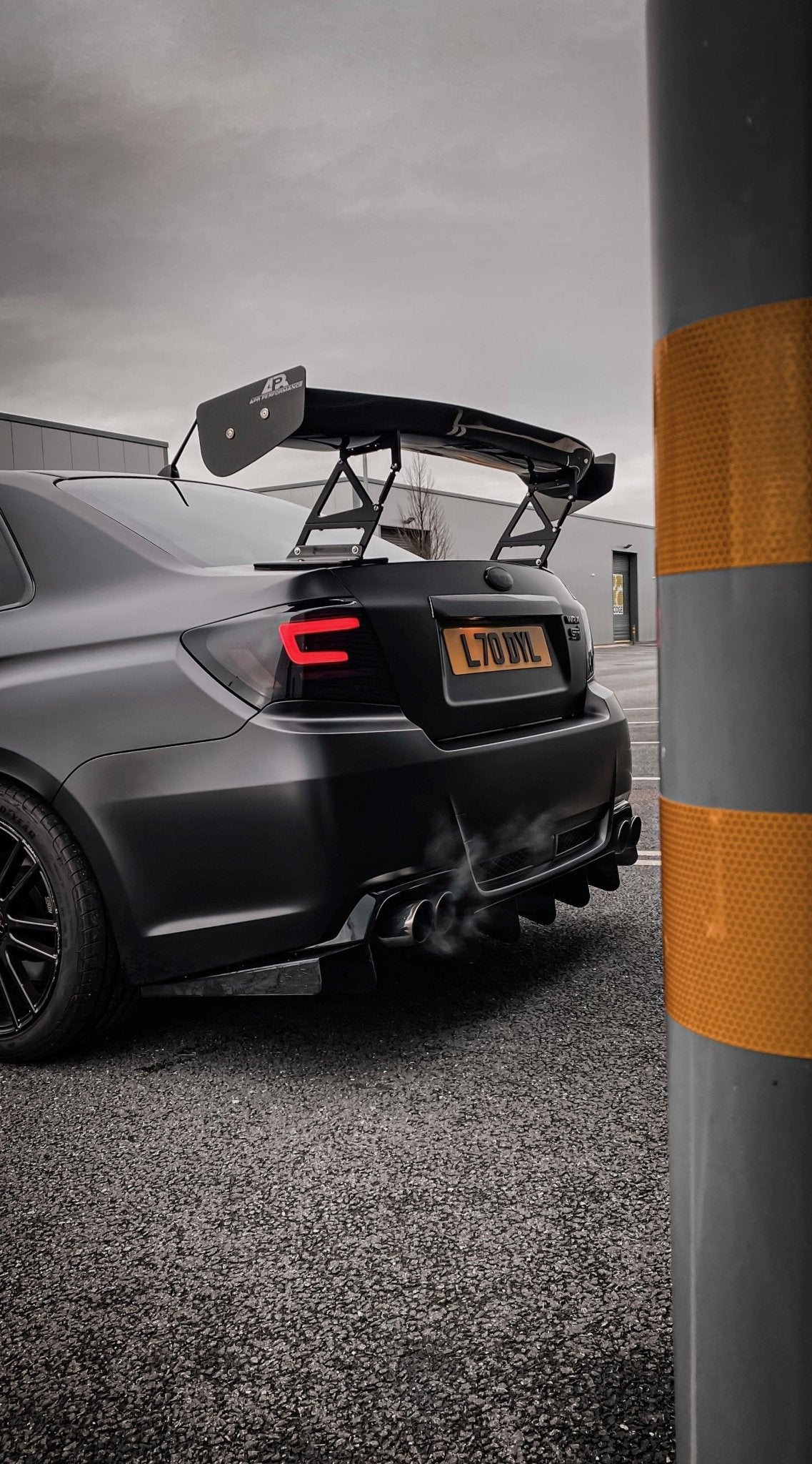 Subaru STI 60.5" GTC - 200 Carbon Fiber Adjustable Wing 2011 - 2014 SPEC - Speedlogix