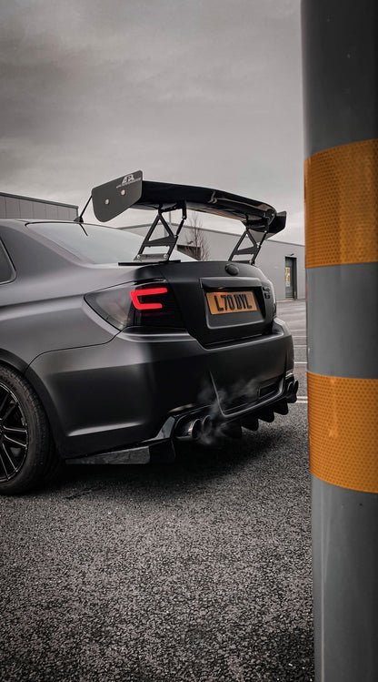 Subaru STI 60.5" GTC - 200 Carbon Fiber Adjustable Wing 2011 - 2014 SPEC - Speedlogix
