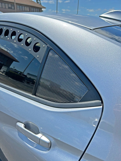 Subaru WRX (2022-2025) Carbon Fiber Rear Window Covers (Pair)