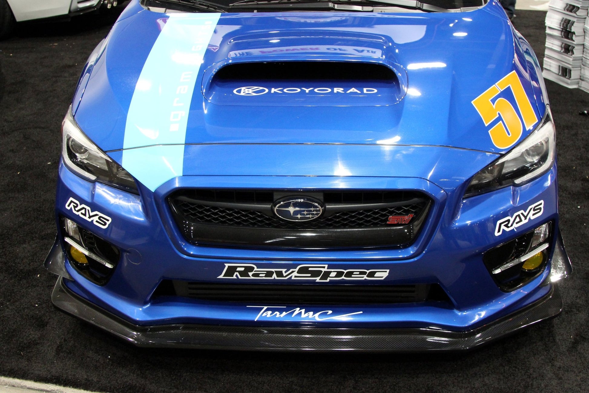 Subaru WRX STI Carbon Fiber Front Bumper Bottom Canards 2015 - 2017 - Speedlogix