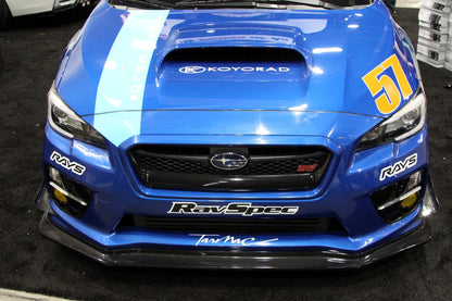 Subaru WRX STI Carbon Fiber Front Bumper Bottom Canards 2015 - 2017 - Speedlogix