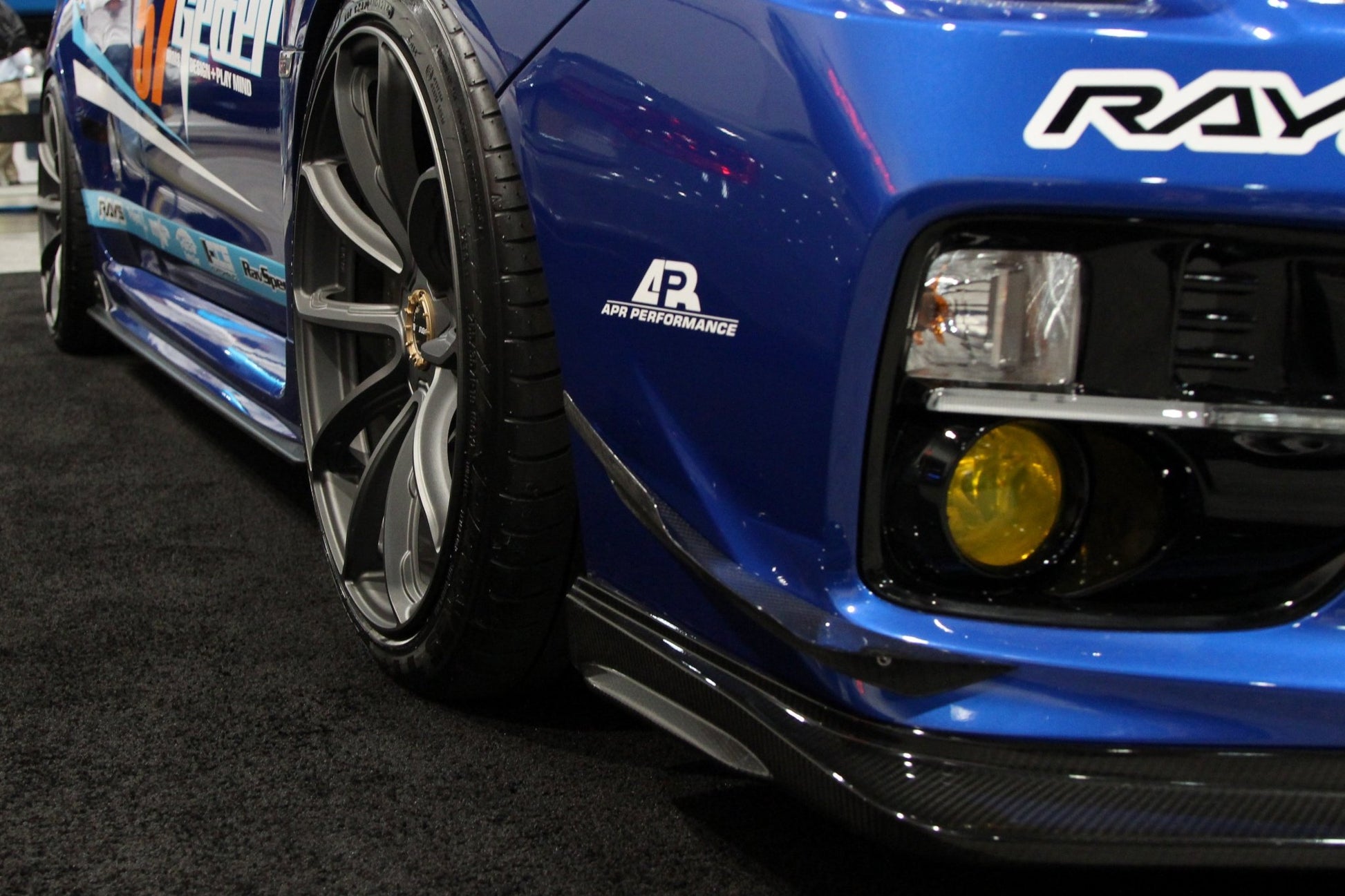 Subaru WRX STI Carbon Fiber Front Bumper Bottom Canards 2015 - 2017 - Speedlogix