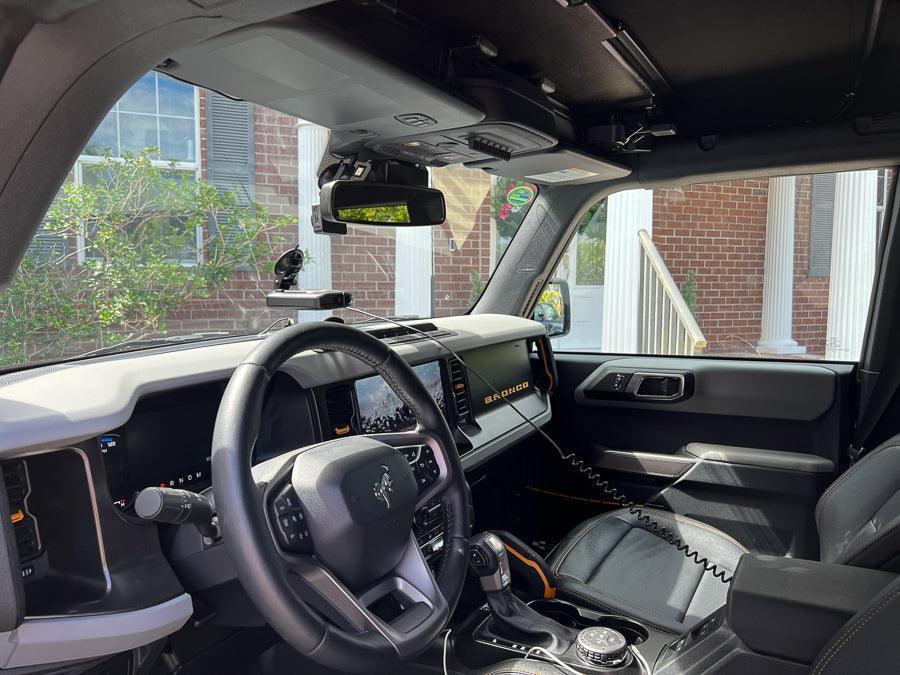 Sun Visor Warning Overlays - 2021+ Bronco / 2024+ Ranger Raptor - Speedlogix