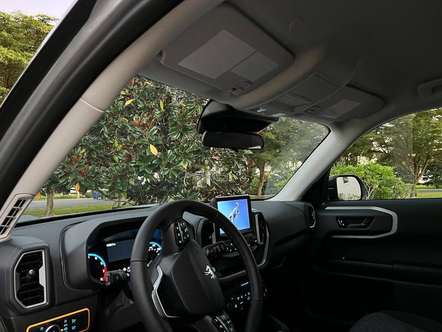 Sun Visor Warning Overlays - 2021+ Bronco Sport - Speedlogix