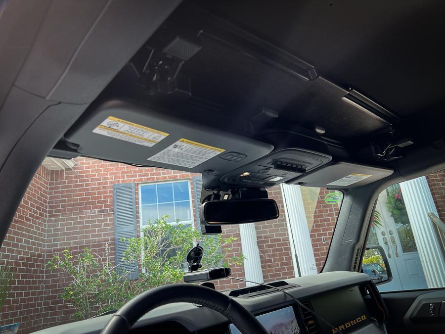 Sun Visor Warning Overlays - 2021+ Bronco Sport - Speedlogix