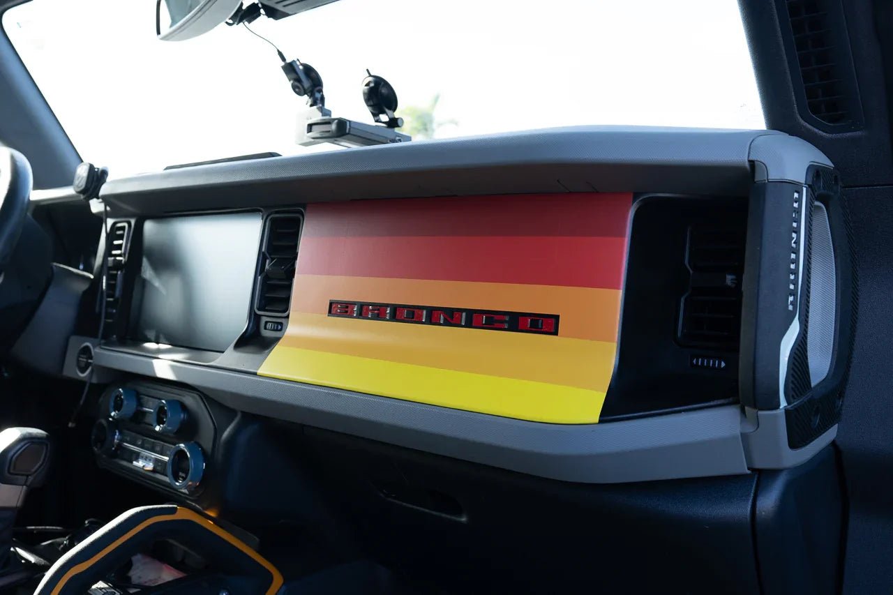 Sunset Dash Overlay - 2021+ Bronco - Speedlogix