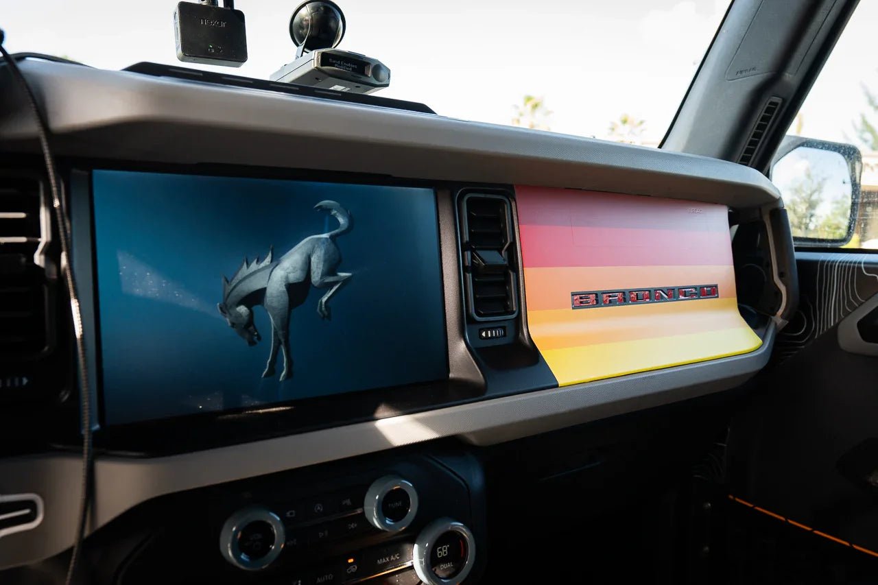 Sunset Dash Overlay - 2021+ Bronco - Speedlogix