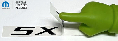 SXT Trunk Emblem Overlay Decal - Dodge Charger SXT - Speedlogix