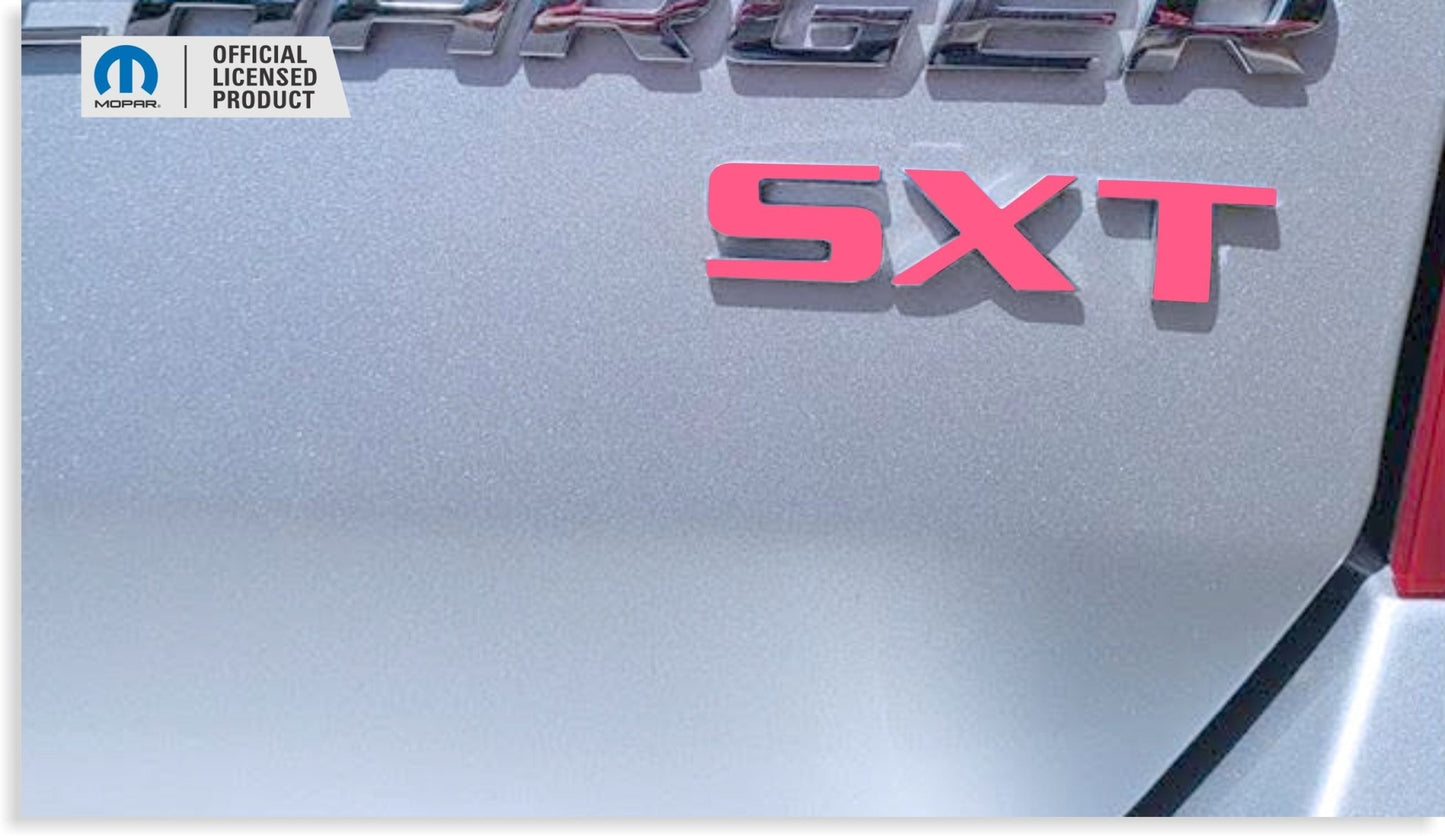 SXT Trunk Emblem Overlay Decal - Dodge Charger SXT - Speedlogix