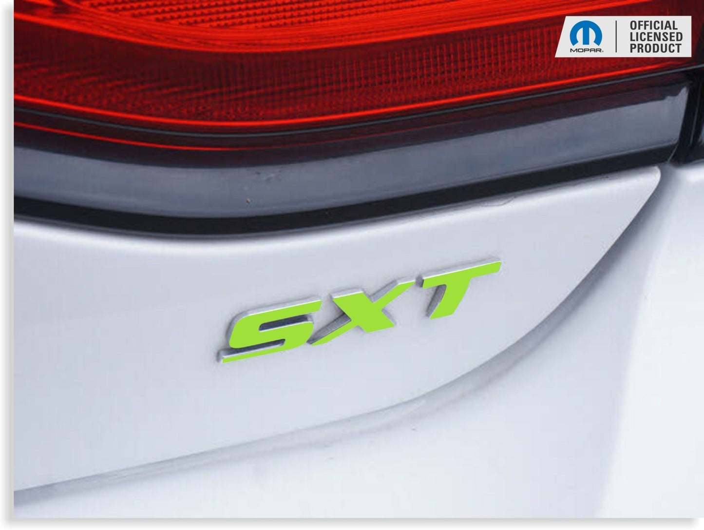 SXT Trunk Emblem Overlay Decal - Dodge Charger SXT - Speedlogix