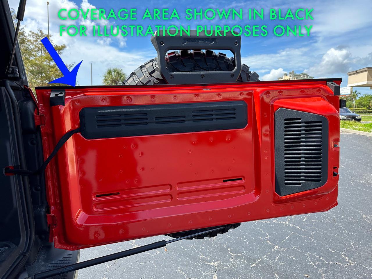 Tailgate Upper Edge Protection Film (PPF) - 2021+ Bronco - Speedlogix
