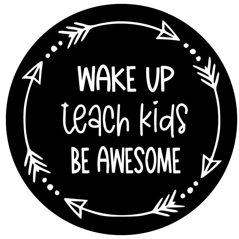 Wake Up Teach Kids Be Awesome Bronco Spare Tire Cover