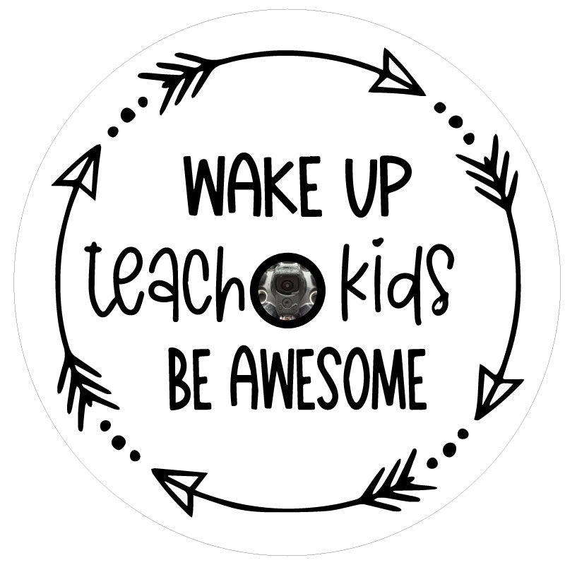 Wake Up Teach Kids Be Awesome Bronco Spare Tire Cover