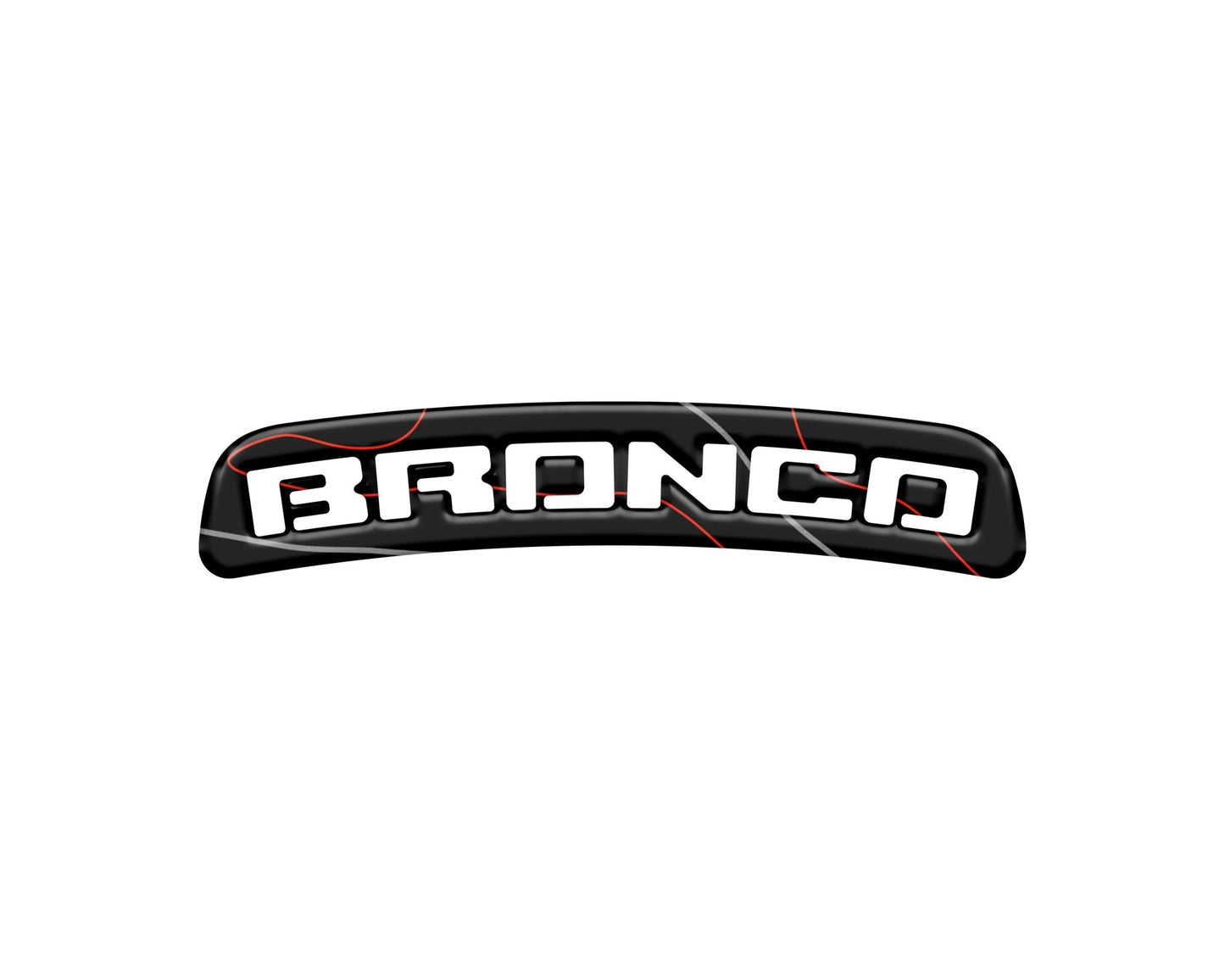 Third Brake Light Overlay Fits 2021 - 2026 Ford Bronco - Speedlogix