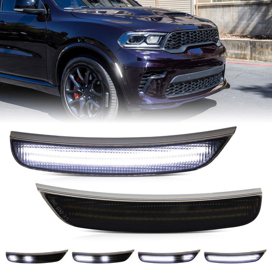 DURANGO 21-25 FRONT DYNAMIC SMOKED LED SIDE MARKERS
