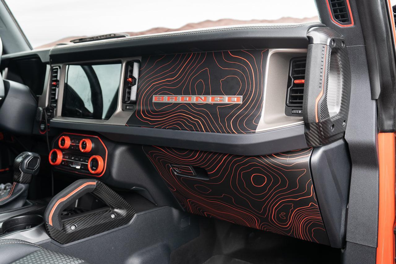 Topo 3 Piece Dash Kit (Printed Series) - 2021+ Bronco - Speedlogix