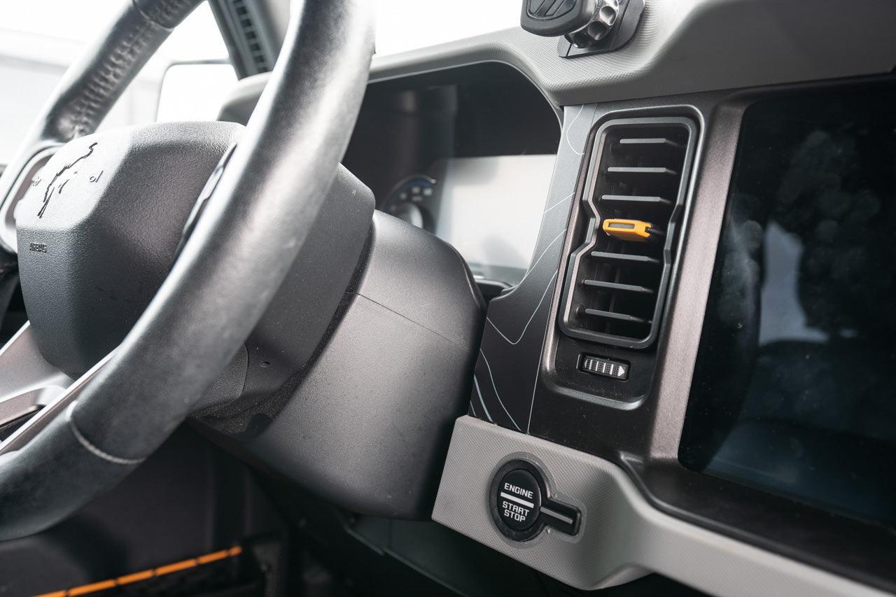 Topo 3 Piece Dash Kit (Printed Series) - 2021+ Bronco - Speedlogix