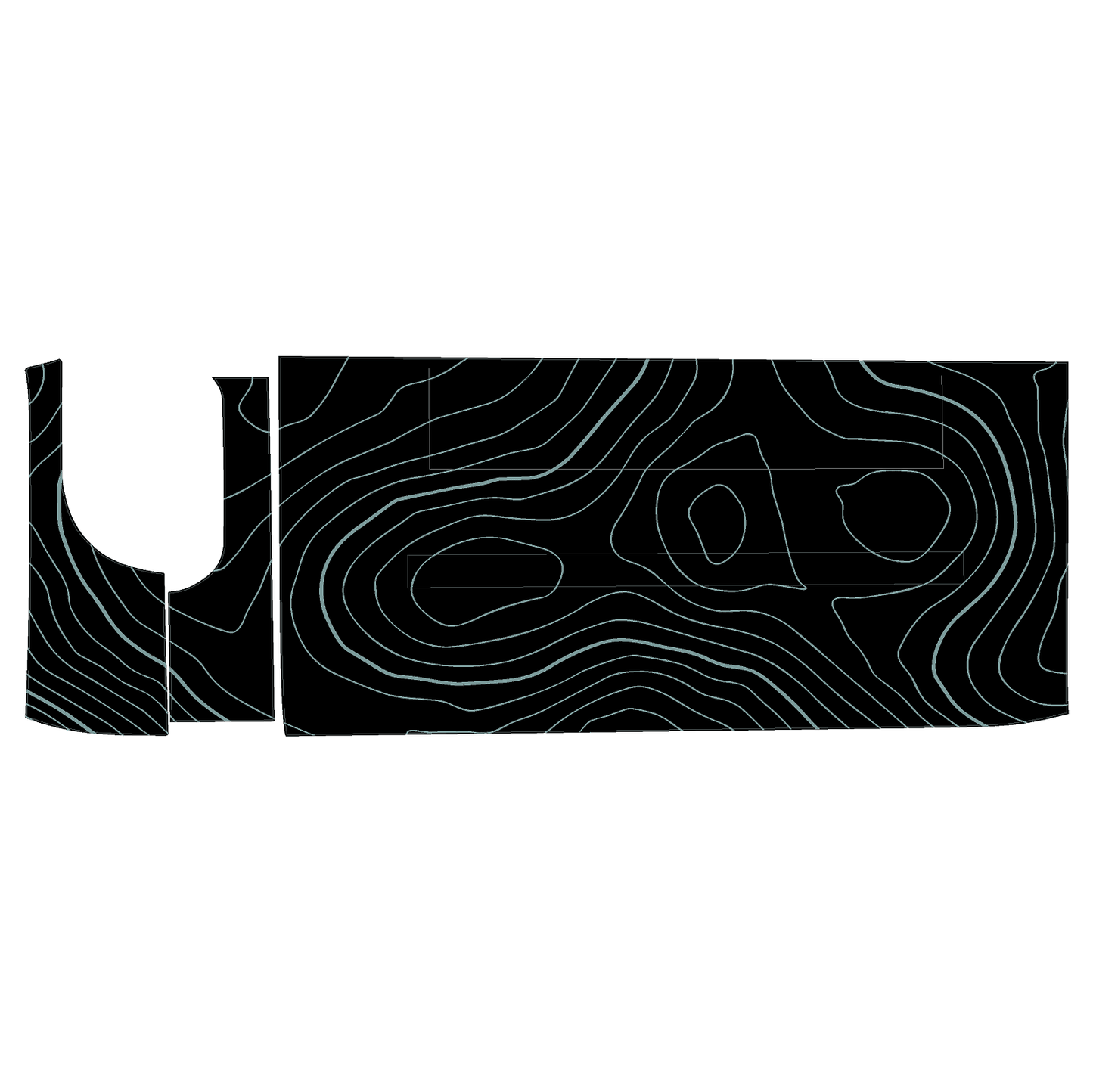 Topo 3 Piece Dash Kit (Printed Series) - 2021+ Bronco - Speedlogix