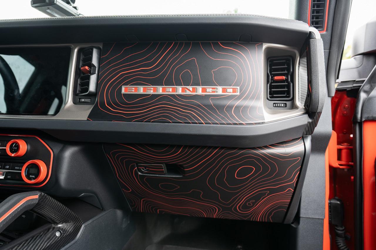Topo 3 Piece Dash Kit (Printed Series) - 2021+ Bronco - Speedlogix