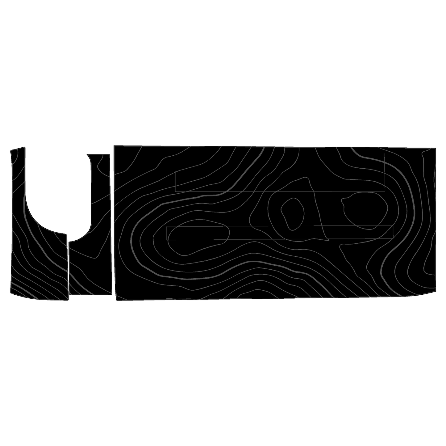 Topo 3 Piece Dash Kit (Printed Series) - 2021+ Bronco - Speedlogix